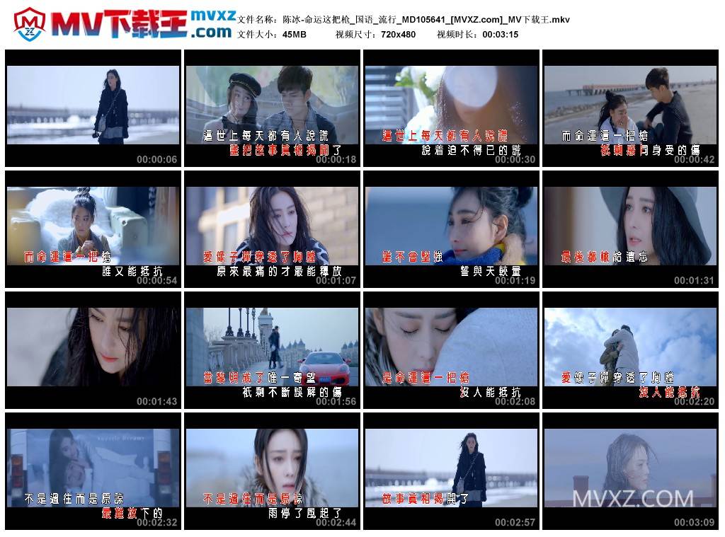 陈冰-命运这把枪_国语_流行_MD105641